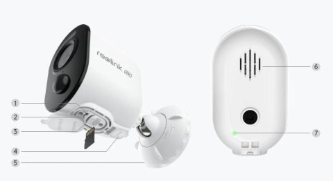 Kamera IP Reolink Argus B350 akumulatorowa 8MPx Wi-Fi REOLINK