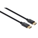 Manhattan 355582 kabel DisplayPort 3 m Czarny Manhattan