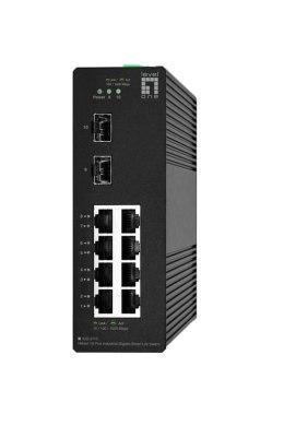 LevelOne IGS-2110 łącza sieciowe Zarządzany L2 Gigabit Ethernet (10/100/1000) Czarny LevelOne