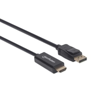 Manhattan 153188 adapter kablowy 3 m HDMI Displayport Czarny Manhattan