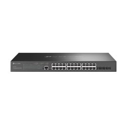 TP-Link Omada SG3428XMP łącza sieciowe Zarządzany L2+ Gigabit Ethernet (10/100/1000) Obsługa PoE 1U Czarny TP-Link