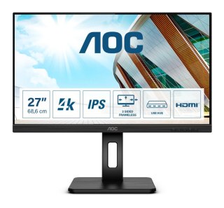 AOC P2 U27P2 LED display 68,6 cm (27") 3840 x 2160 px 4K Ultra HD Czarny AOC