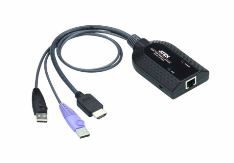 ATEN KA7188-AX kabel KVM Czarny, Metaliczny, Fioletowy ATEN