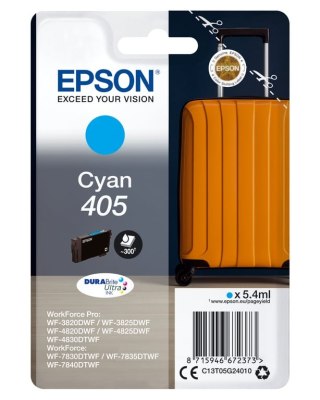 Epson Cyan 405 DURABrite Ultra Ink nabój z tuszem 1 szt. Zamiennik Standardowa wydajność Cyjan Epson