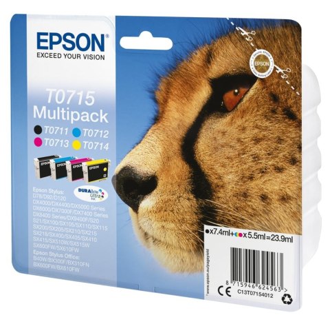 Epson Multipack 4-kolorowy T0715 DURABrite Ultra Ink Epson