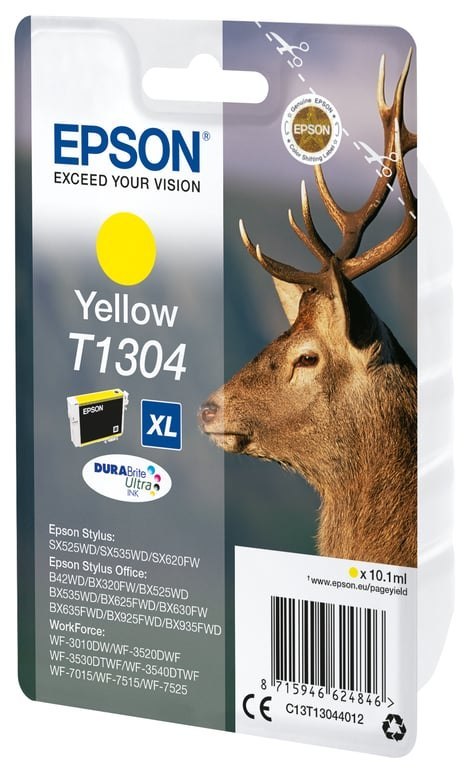 Epson Stag Wkład atramentowy Yellow T1304 DURABrite Ultra Ink Epson