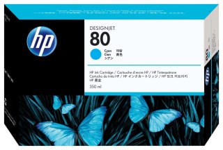 HP 80 wkład atramentowy błękitny 350 ml HP