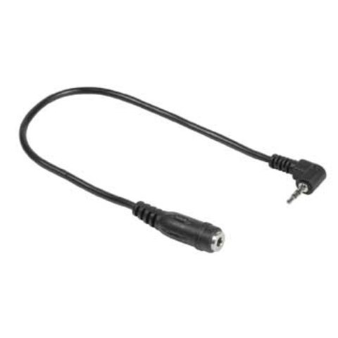 Hama Audio Adapter 2.5 mm Jack Plug Stereo-3,5 mm Jack Socket, Stereo kabel audio 3.5mm 2.5mm Czarny Hama