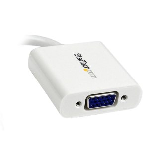 StarTech MDP2VGAW adapter kablowy 0,13 m Mini DisplayPort VGA (D-Sub) Biały StarTech.com