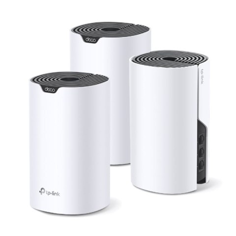 TP-Link Deco S7 (3-pack) Dual-band (2.4 GHz/5 GHz) Wi-Fi 5 (802.11ac) Biały, Czarny Wewnętrzne TP-Link