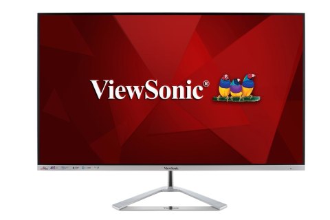 Viewsonic VX Series VX3276-4K-mhd LED display 81,3 cm (32") 3840 x 2160 px 4K Ultra HD Srebrny Viewsonic