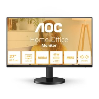 AOC B3 U27B3CF monitor komputerowy 68,6 cm (27") 3840 x 2160 px 4K Ultra HD LCD Czarny AOC