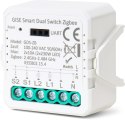 GISE Smart Dual Switch no neutral Zigbee | Podwójny moduł przekaźnikowy Zigbee | GDS-ZB-NN GISE