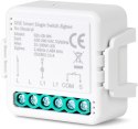 GISE Smart Single Switch no neutral Zigbee | Pojedynczy moduł przekaźnikowy bez N Zigbee | GSS-ZB-NN GISE