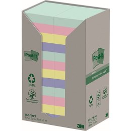 Post-it Karteczki Post-it 38x51mm (653-1RPT) 4 kolory (24x100)