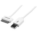 StarTech USB2ADC1M kabel do telefonu Biały 1 m USB A Apple 30-pin StarTech.com