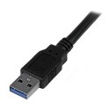 StarTech USB3SAA3MBK kabel USB 3 m USB 3.2 Gen 1 (3.1 Gen 1) USB A Czarny StarTech.com