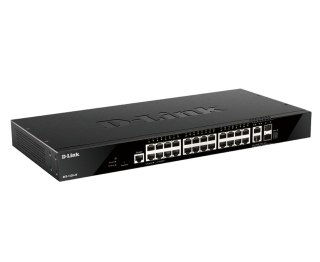 D-Link DGS-1520-28/E łącza sieciowe Zarządzany L3 10G Ethernet (100/1000/10000) 1U Czarny D-Link