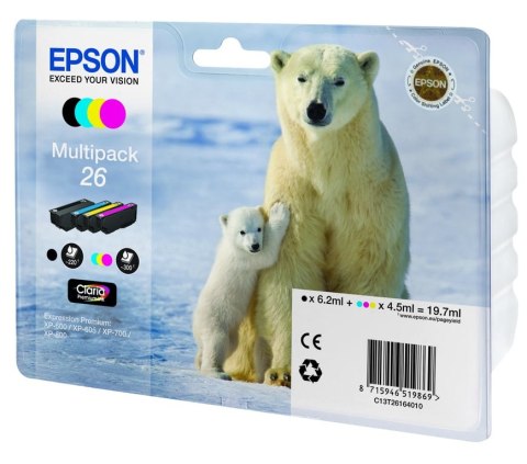 Epson Polar bear Multipack 4-colours 26 Claria Premium Ink Epson