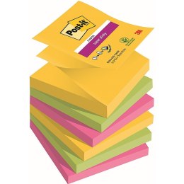 Post-it Karteczki Post-it Super Sticky Z-Notes 76x76mm (R330-6SS-CARN) (6x90)