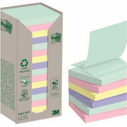 Post-it Karteczki Post-it Z-Notes 76x76mm (R330-1RPT) pastelowe (16x100)