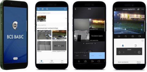 Zestaw monitoringu IP BCS Basic 4x Kamera BCS-B-EIP15FR3(2.0) Rejestrator z dyskiem 1TB BCS