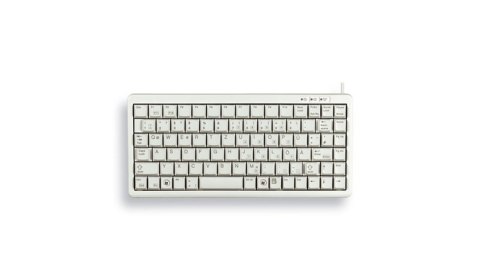 CHERRY G84-4100 klawiatura USB AZERTY Francuski Szary CHERRY