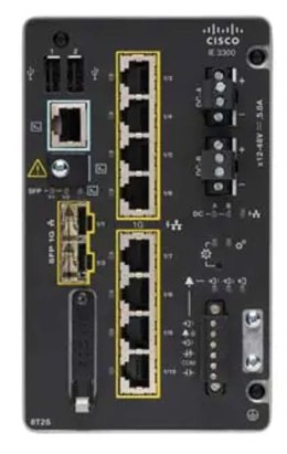 Cisco Catalyst IE-3300-8T2S-E łącza sieciowe Zarządzany L2 Gigabit Ethernet (10/100/1000) Czarny Cisco