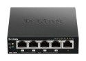 D-Link DGS-1005P Nie zarządzany L2 Gigabit Ethernet (10/100/1000) Obsługa PoE Czarny D-Link