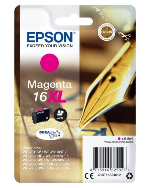 Epson Pen and crossword Singlepack Magenta 16XL DURABrite Ultra Ink Epson