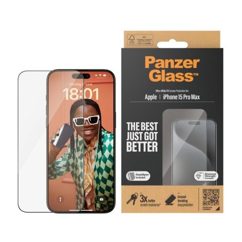 PanzerGlass Ultra Wide Fit Przezroczysta ochrona ekranu Apple 1 szt. PanzerGlass