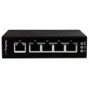 StarTech IES51000 łącza sieciowe Nie zarządzany Gigabit Ethernet (10/100/1000) Czarny StarTech.com