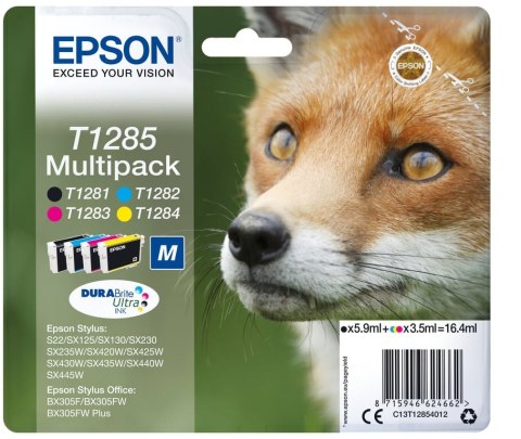 Epson Fox Multipack 4-kolorowy T1285 DURABrite Ultra Ink Epson