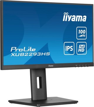 Iiyama ProLite XUB2293HS-B6 monitor komputerowy 54,6 cm (21.5") 1920 x 1080 px Full HD LED Czarny Iiyama