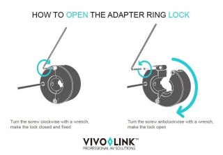 Vivolink PROADRING13S adapter kablowy HDMI Aluminium Vivolink