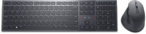 DELL KM900 klawiatura Dołączona myszka RF Wireless + Bluetooth QWERTZ Niemiecki Grafitowy DELL