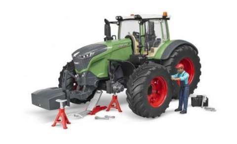 Pojazd Traktor Fendt 105 0 Vario z figurką mechanika