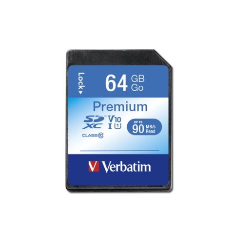 Verbatim Premium 64 GB SDXC Klasa 10 Verbatim