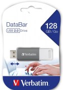 Verbatim V DataBar pamięć USB 128 GB USB Typu-A 2.0 Szary Verbatim