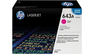 HP 643A kaseta z tonerem 1 szt. Oryginalny Purpurowy HP