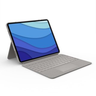 Logitech Combo Touch for iPad Pro 12.9-inch (5th generation) Piaskowy Smart Connector Hiszpański Logitech