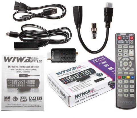 OUTLET_1: Tuner DVB-T/T2 WIWA H.265 MINI LED (OUTLET) WIWA