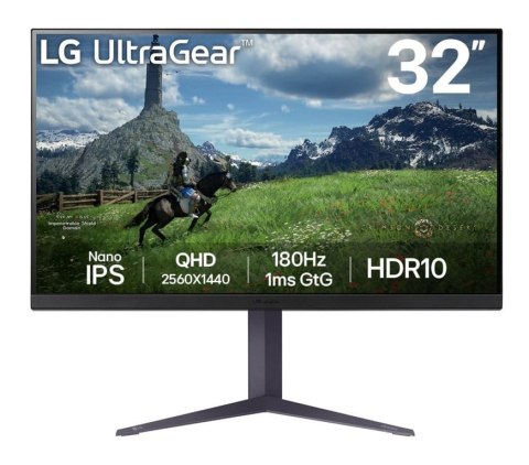 LG 32GS85QX-B monitor komputerowy 81,3 cm (32") 2560 x 1440 px Czarny LG