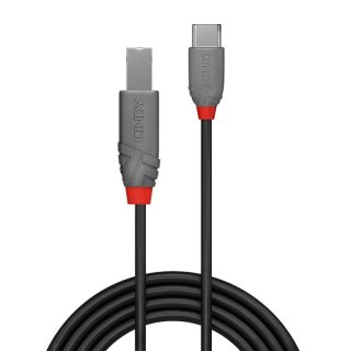 Lindy 36940 kabel USB USB 2.0 0,5 m USB C USB B Czarny Lindy