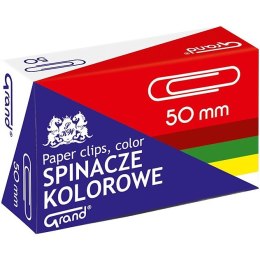 Grand Spinacze biurowe Grand 50mm okrągłe kolorowe (50)