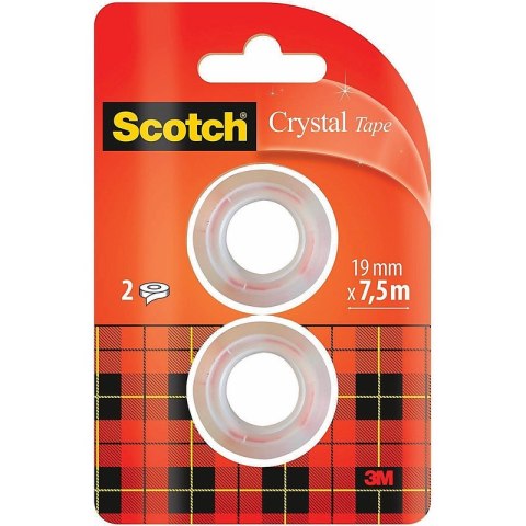 Scotch Taśma biurowa Scotch Crystal 19mm/7.5m transparentna (2)