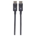 Manhattan 393799 kabel DisplayPort 2 m Czarny Manhattan