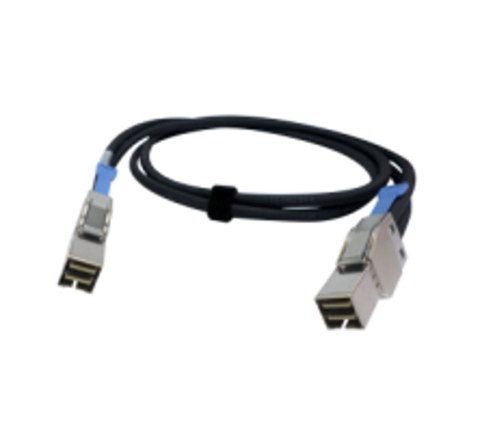 QNAP CAB-PCIE10M-8644-4X kabel SAS 1 m Czarny QNAP