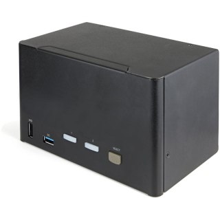 StarTech SV231QDPU34K przełącznik KVM Czarny StarTech.com