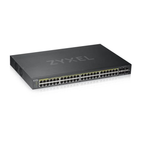 Zyxel GS1920-48HPV2 Zarządzany Gigabit Ethernet (10/100/1000) Obsługa PoE Czarny Zyxel